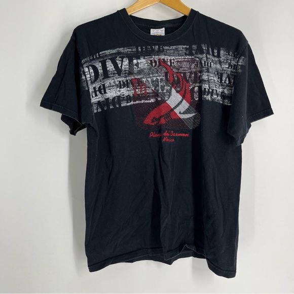 Yacht Club Other - Yacht Club Shirt Mens Large Black Playa Del Carmen Mexico Travel Cotton Sailing